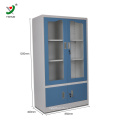 very cheap kitchen equipment furniture steel glass cabinet